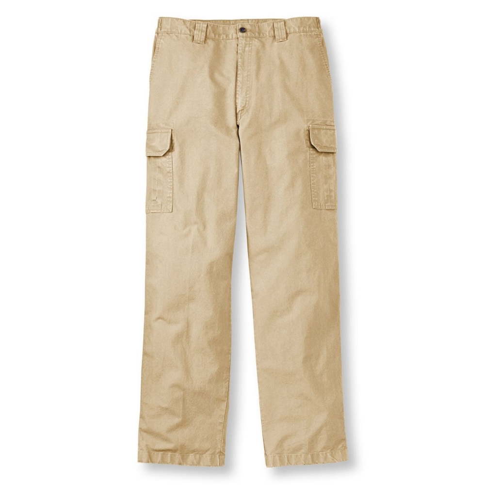 L.L. Bean light cargo khaki pants
